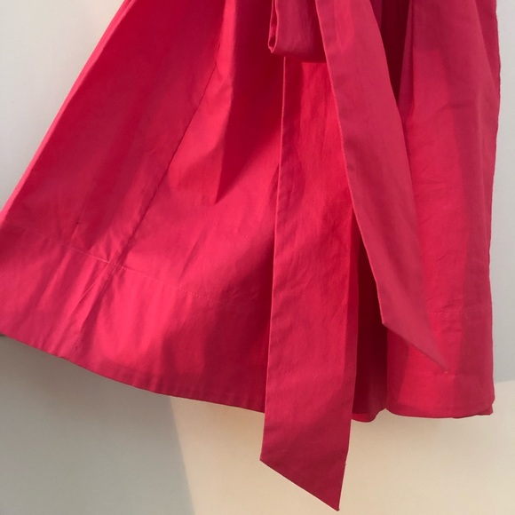 White House Black Market Pink Dress Ruffled Collar - Picture 9 of 12